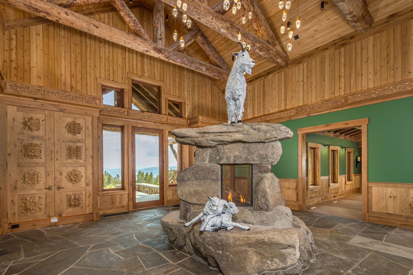 Entry of the connector — Montana private residence